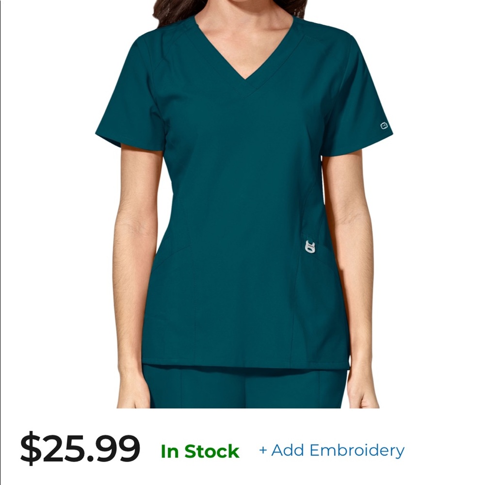 Wonderwink scrubs Caribbean